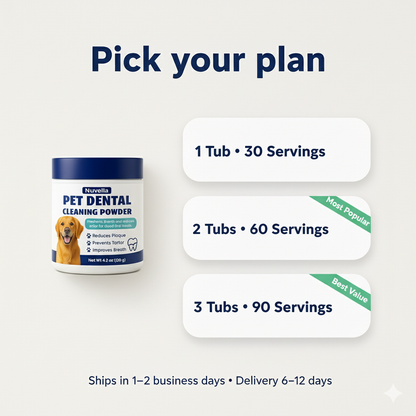 Nuvella™ Pet Dental Powder